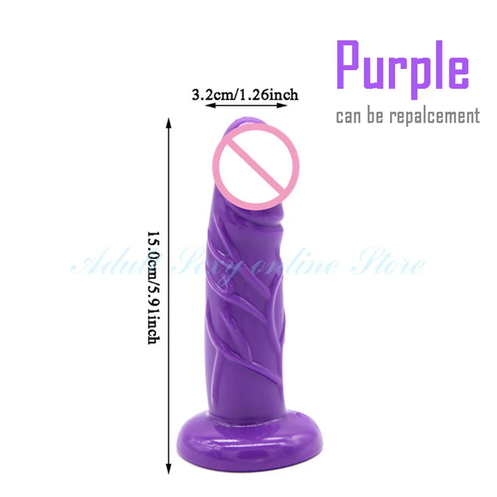 Soft Lesbian Strapon Harness Double Dildo