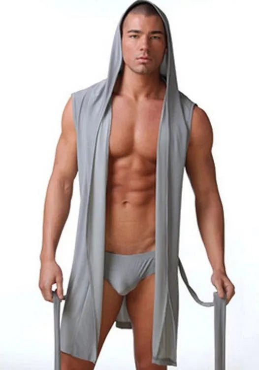 1pcs High Quality Men Robes Bathrobe Plus Size