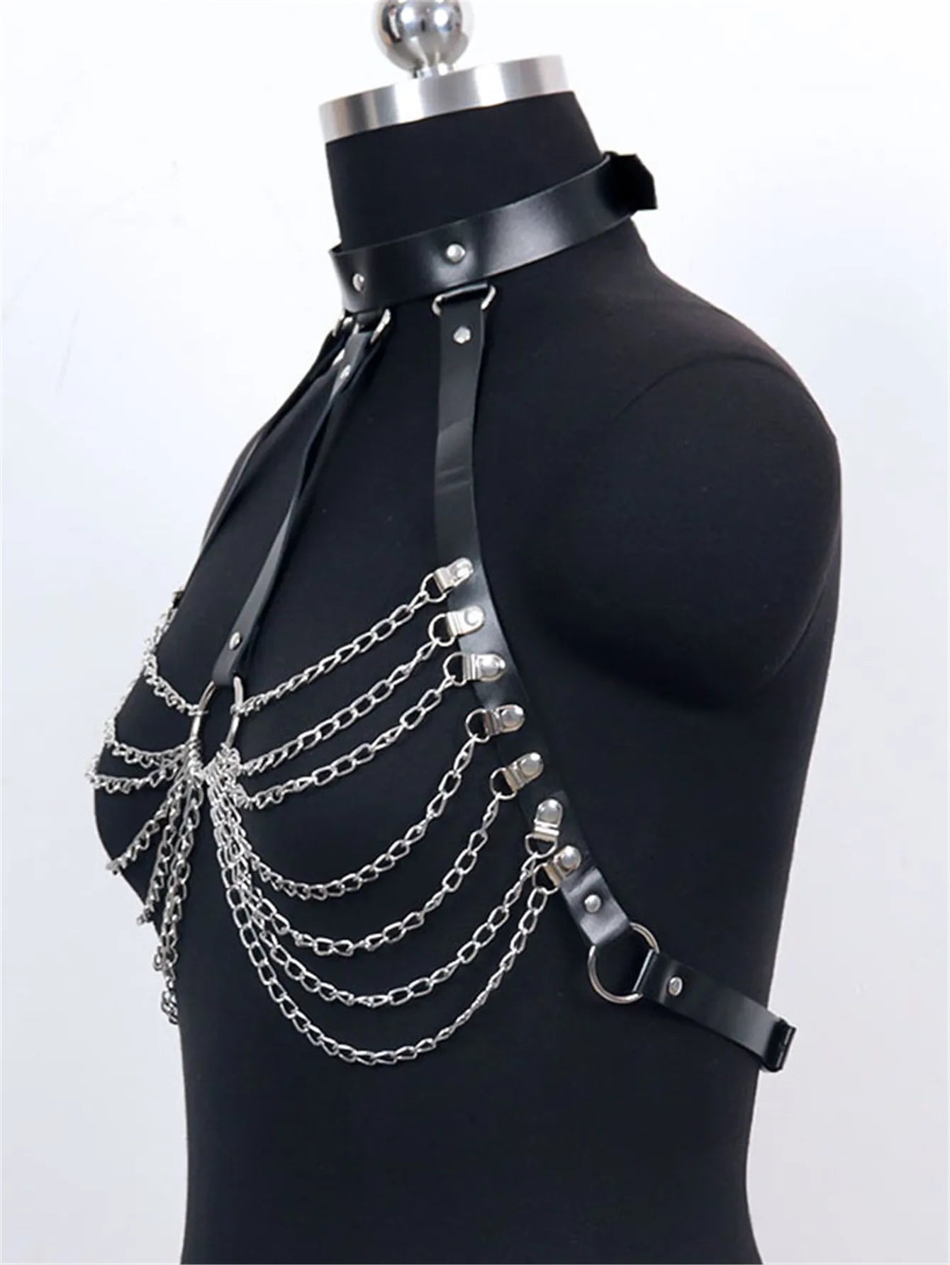 Sexy Vest Leather Lingerie